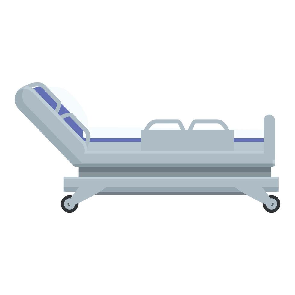 Care person bed icon cartoon vector. Hospital patient vector