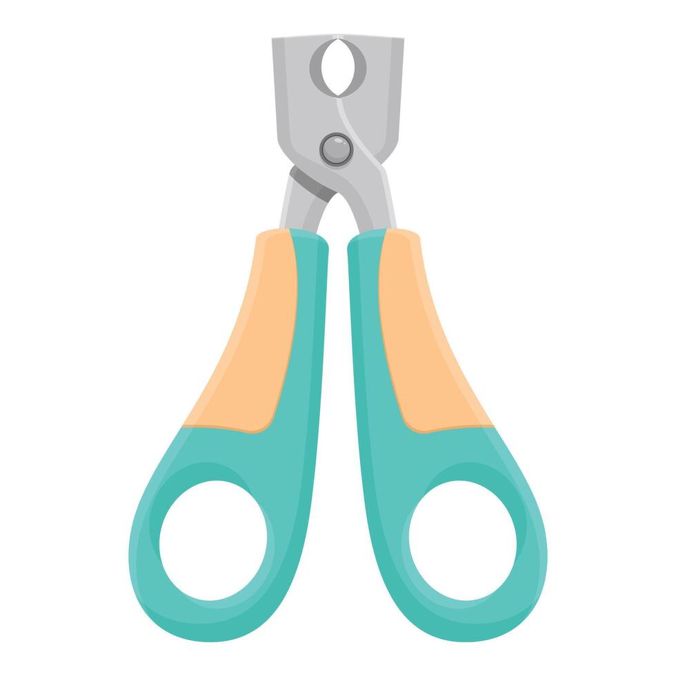 Hand claw cutter icon cartoon vector. Work object tool vector