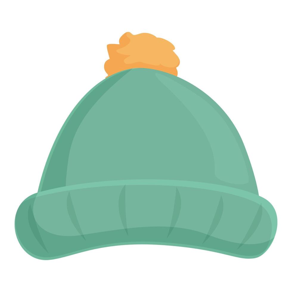 mascota invierno sombrero icono dibujos animados vector. disfraz mascota cuidado vector