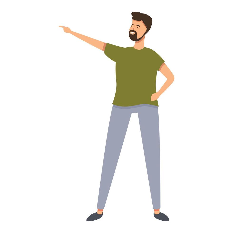 Office leader win icon cartoon vector. Leader winner vector
