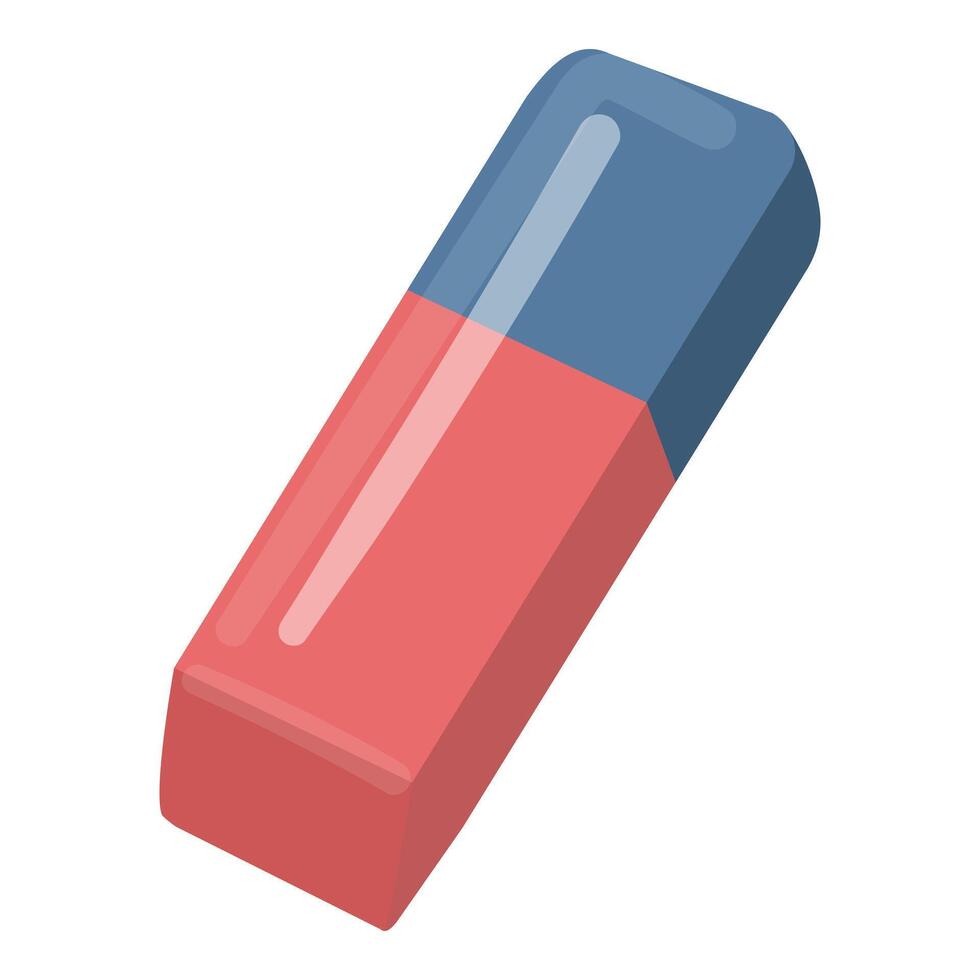Architect eraser tool icon cartoon vector. Plans work vector