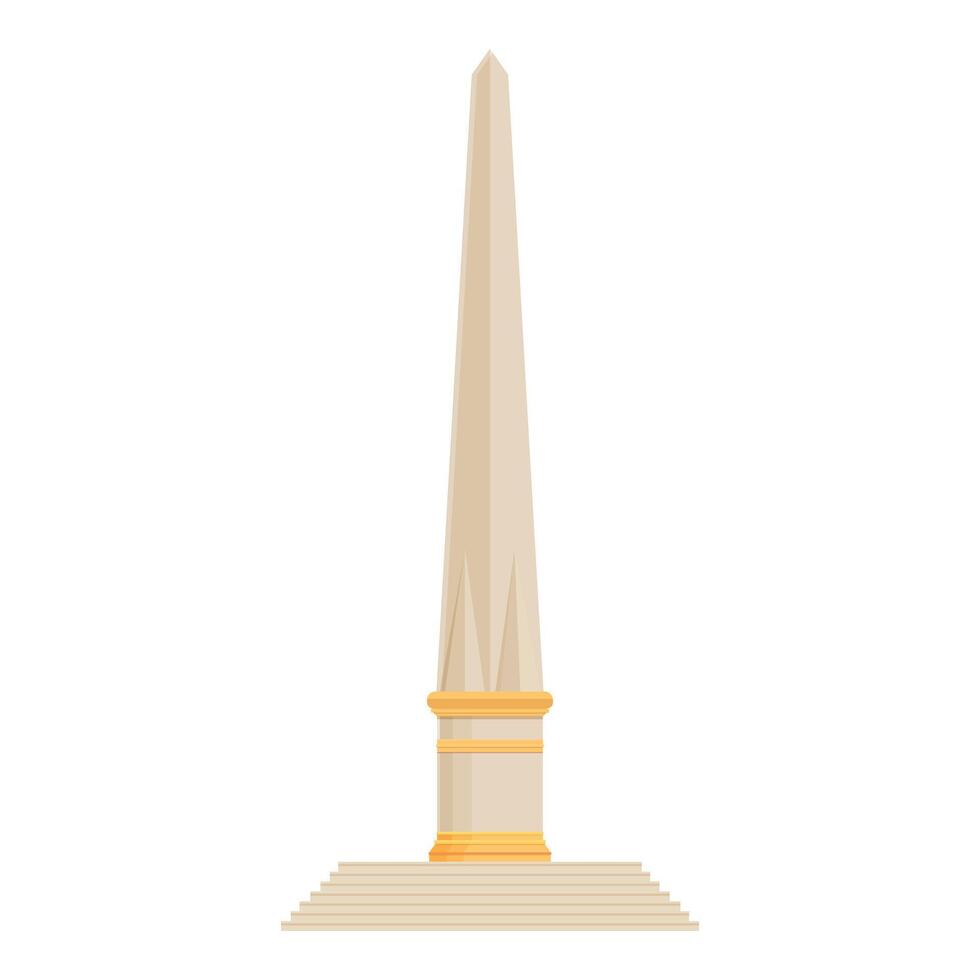 Myanmar temple tower icon cartoon vector. Flag peace vector