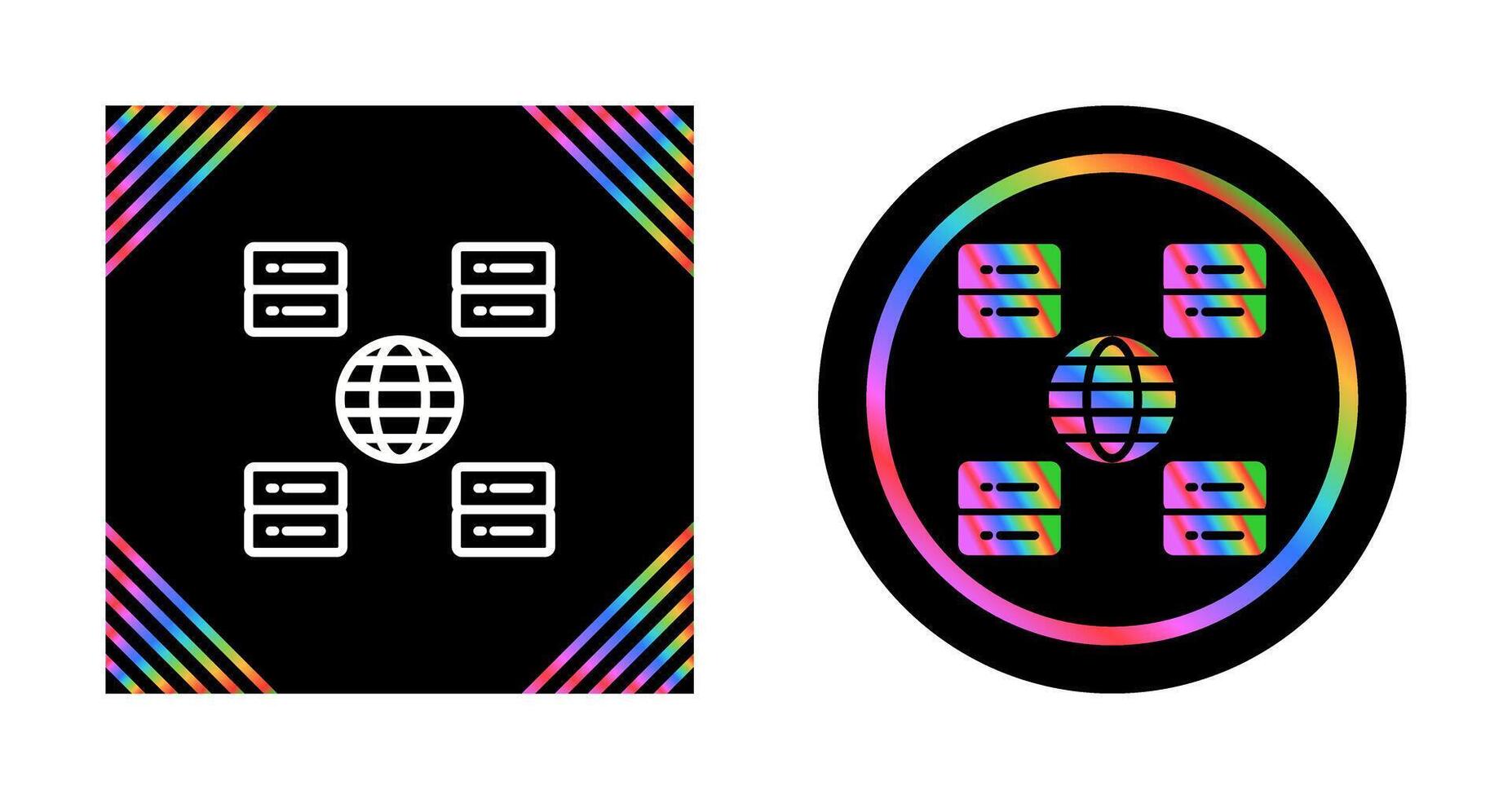 Content Delivery Network Vector Icon
