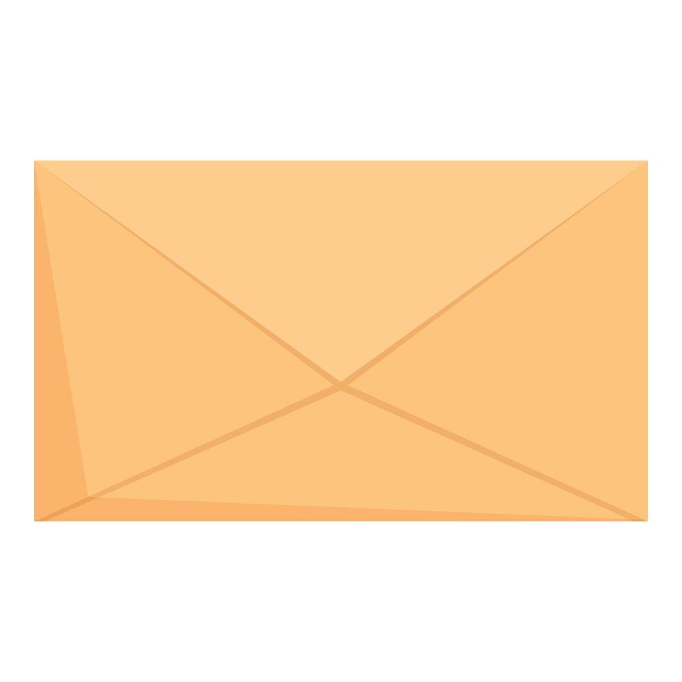 Mail envelope icon cartoon vector. Post card vector