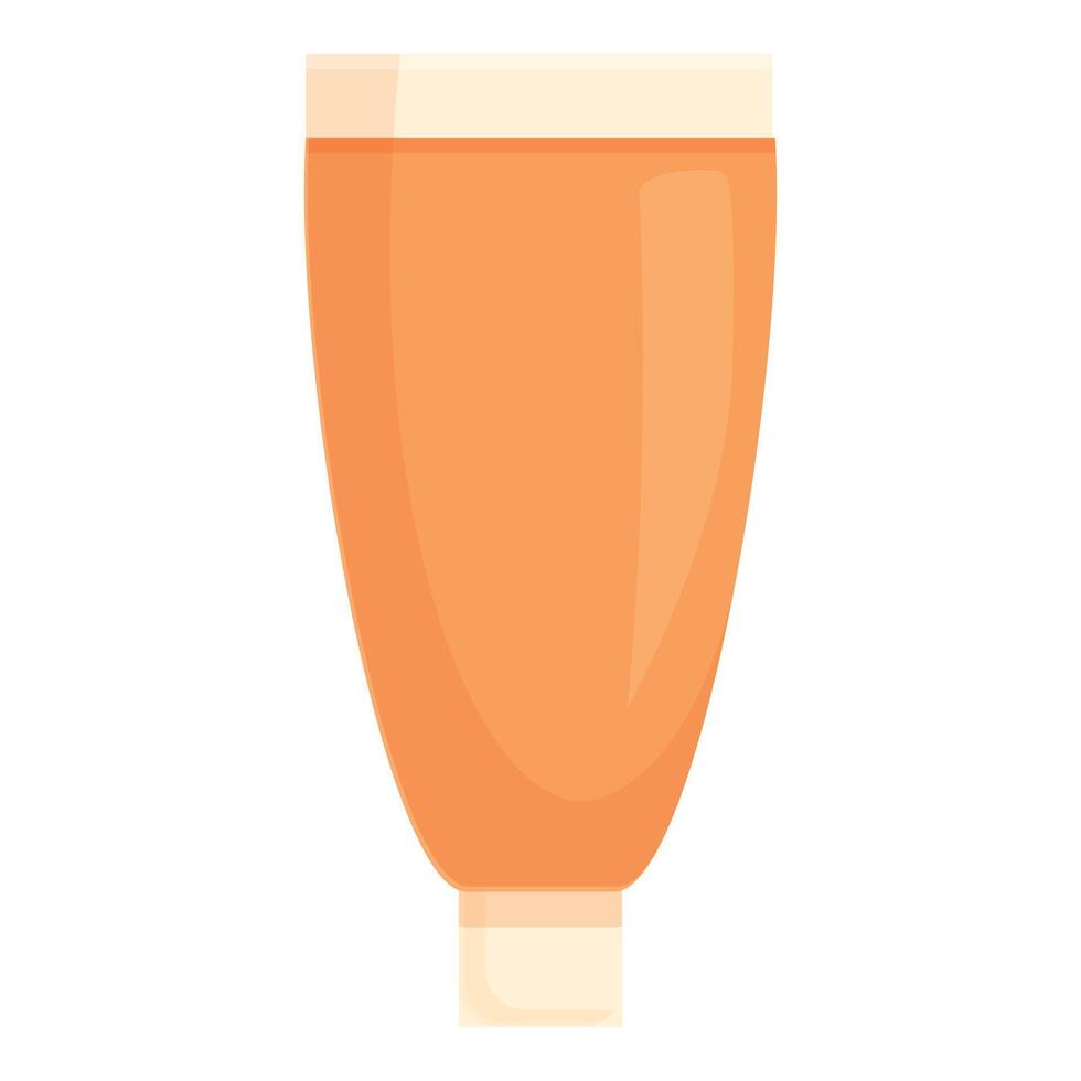 Tooth paste tube icon cartoon vector. Smile dental vector