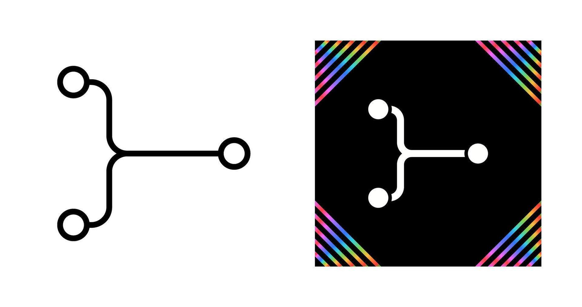Convergence Vector Icon