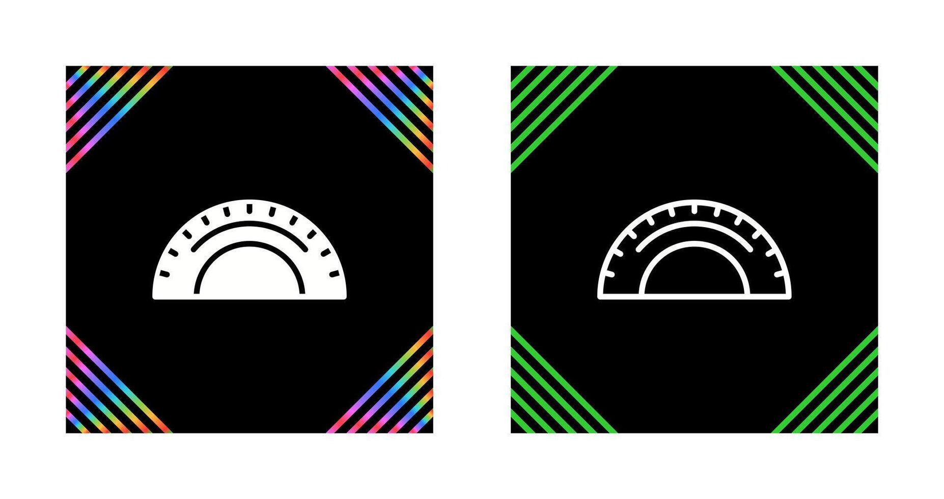 Protractor Vector Icon