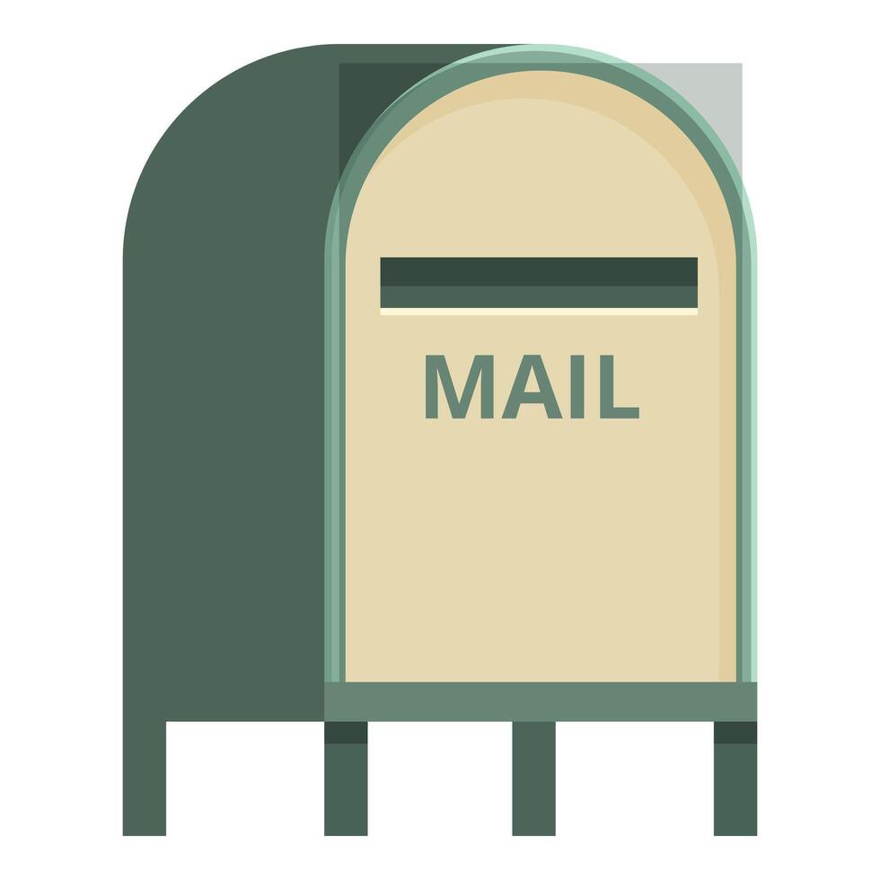 Mail street box icon cartoon vector. Shipment letter vector