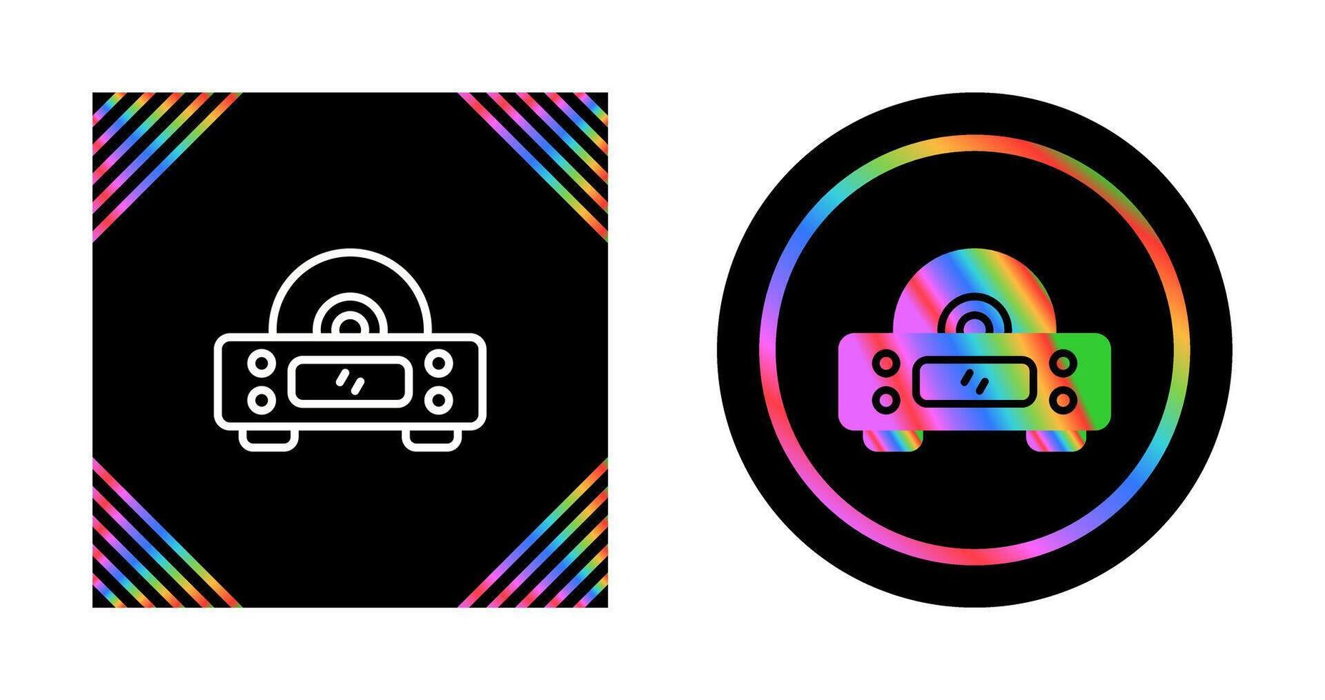 Cd Player Vector Icon