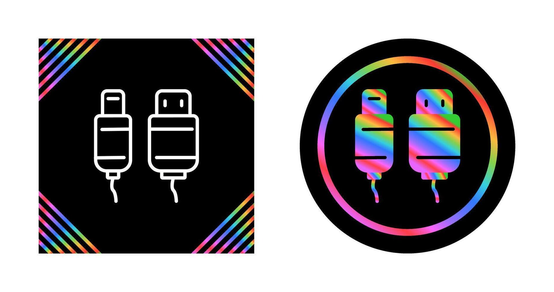 Usb Cable Vector Icon