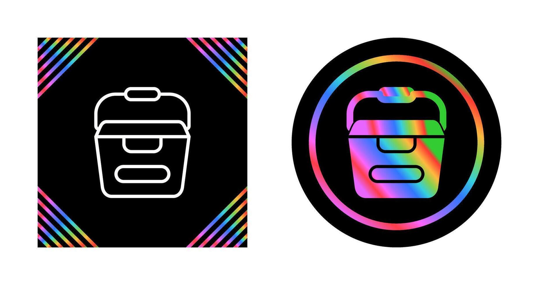 Portable water container Vector Icon
