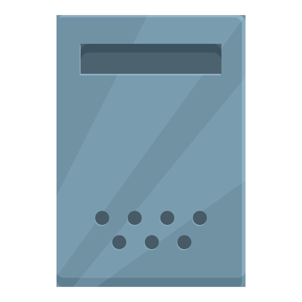 Apartment mail box icon cartoon vector. Air storage vector