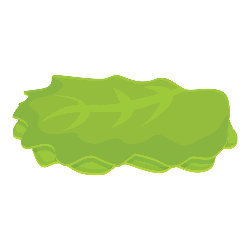 Salad burger food icon cartoon vector. Smash triple slice vector