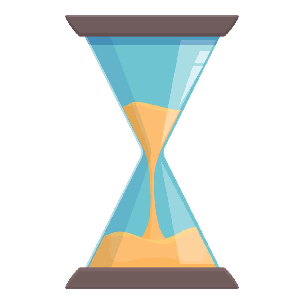 Dial image hourglass icon cartoon vector. Waiting loading vector