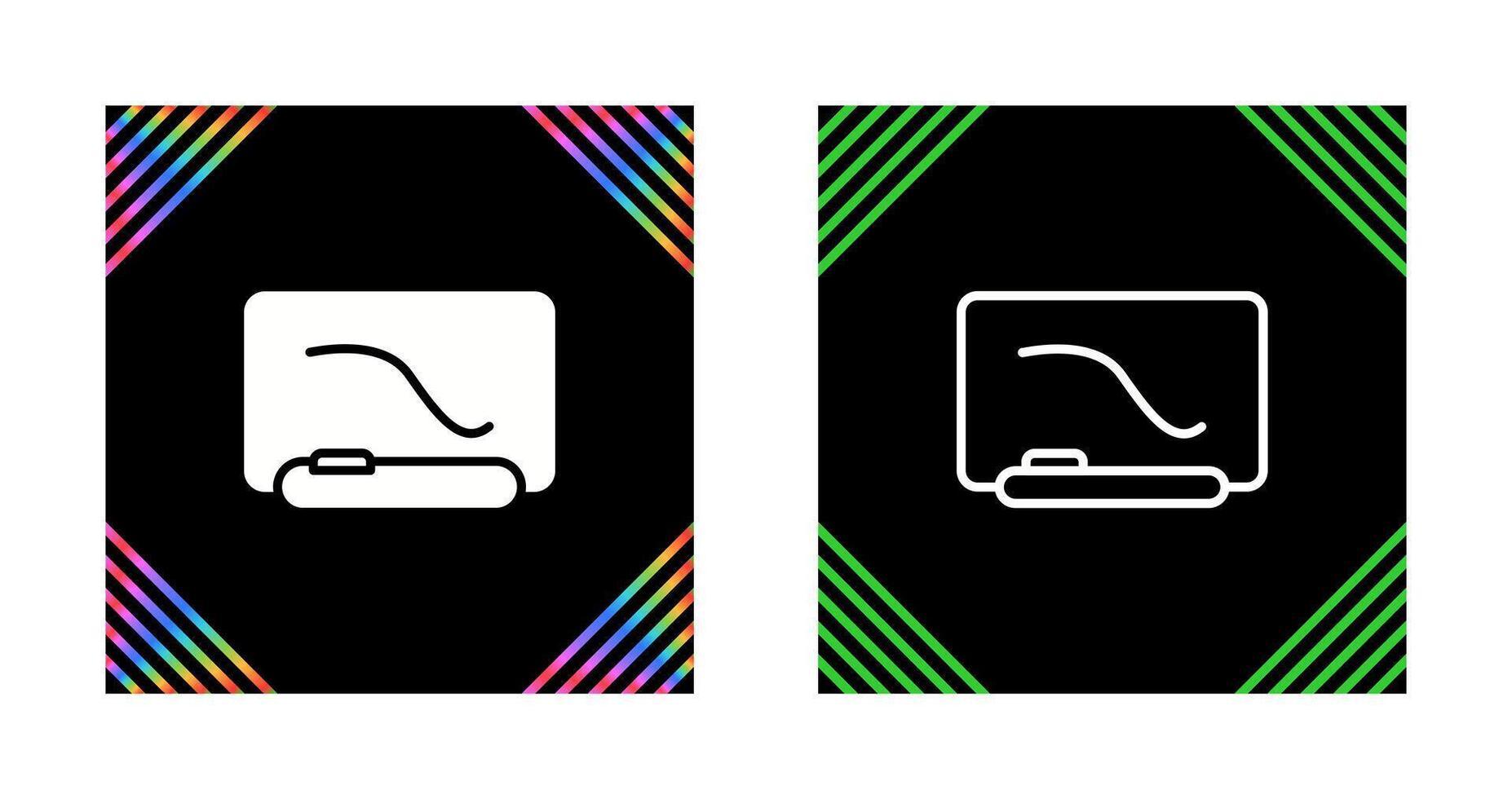 Interactive Whiteboard Vector Icon