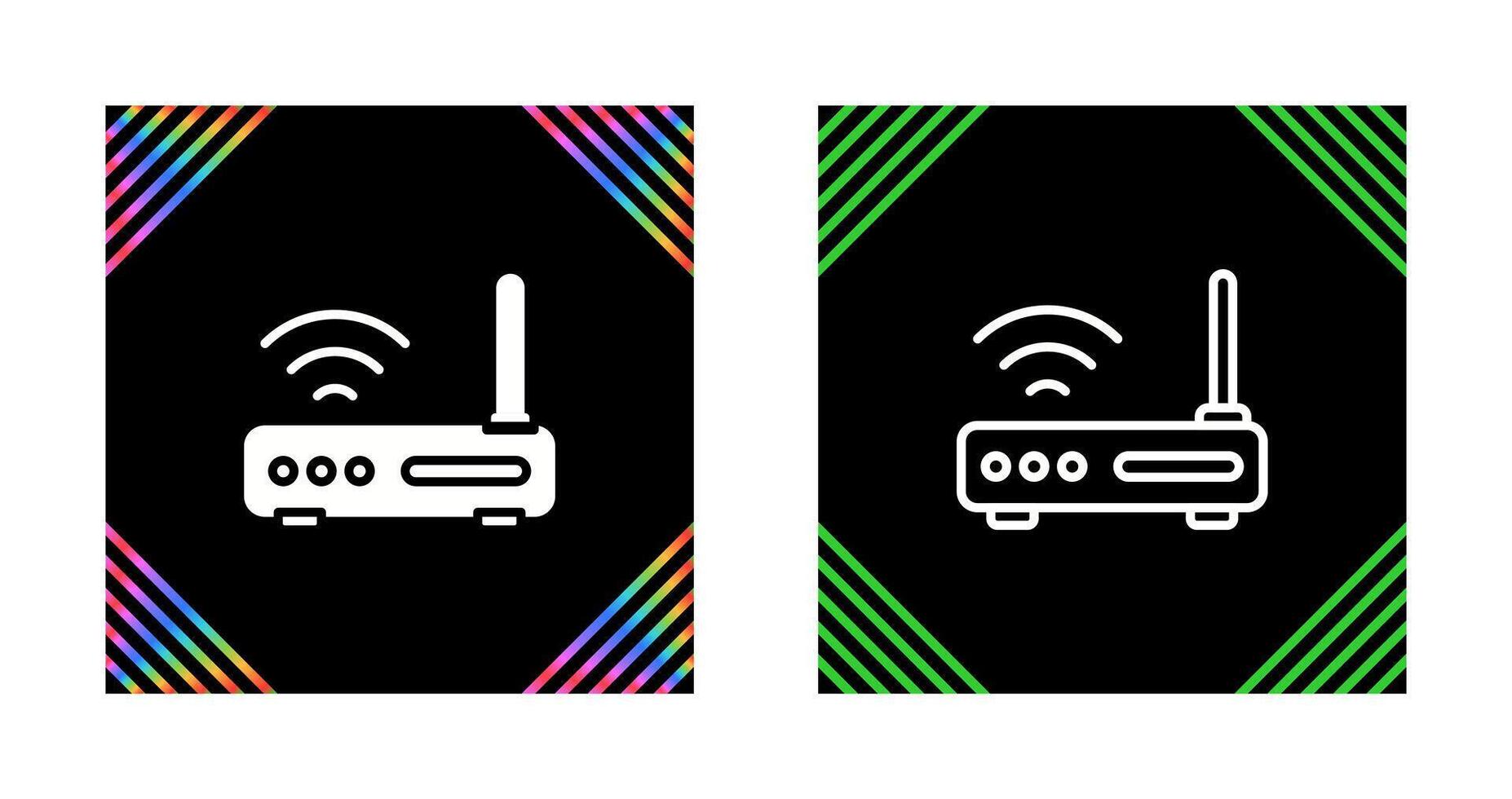 Wi-Fi Router Vector Icon
