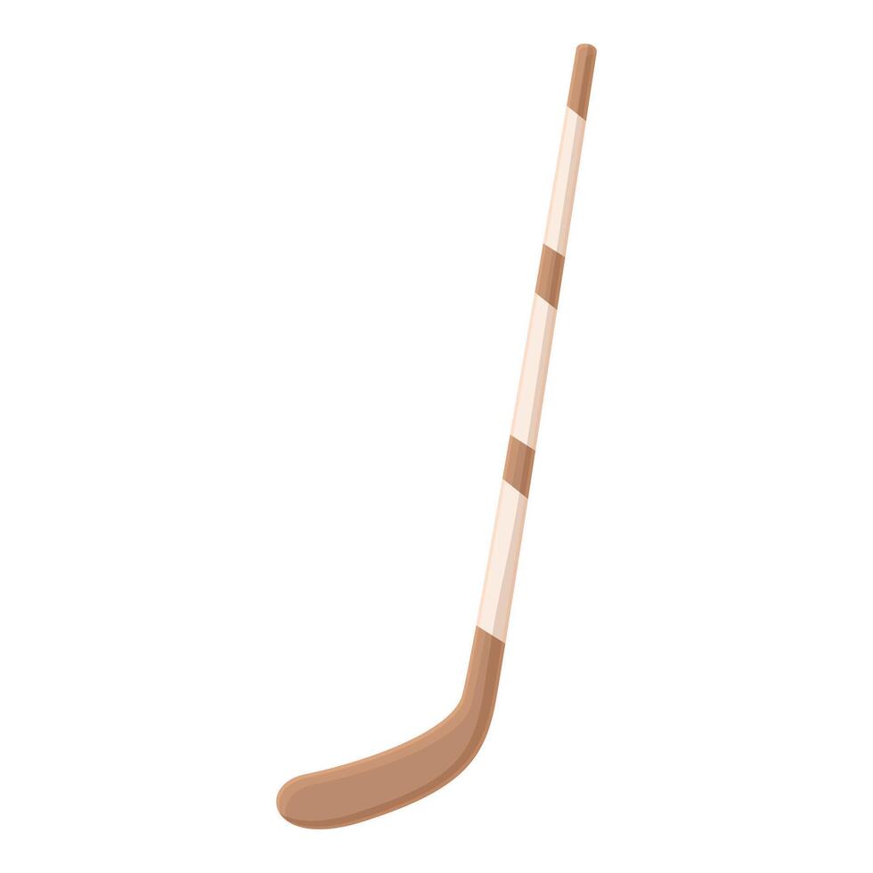 Hockey equipment stick icon cartoon vector. Surface game vector