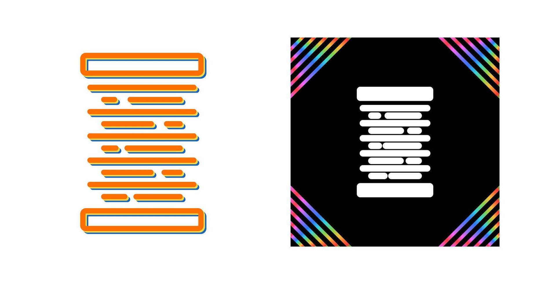 Center Alignment Vector Icon