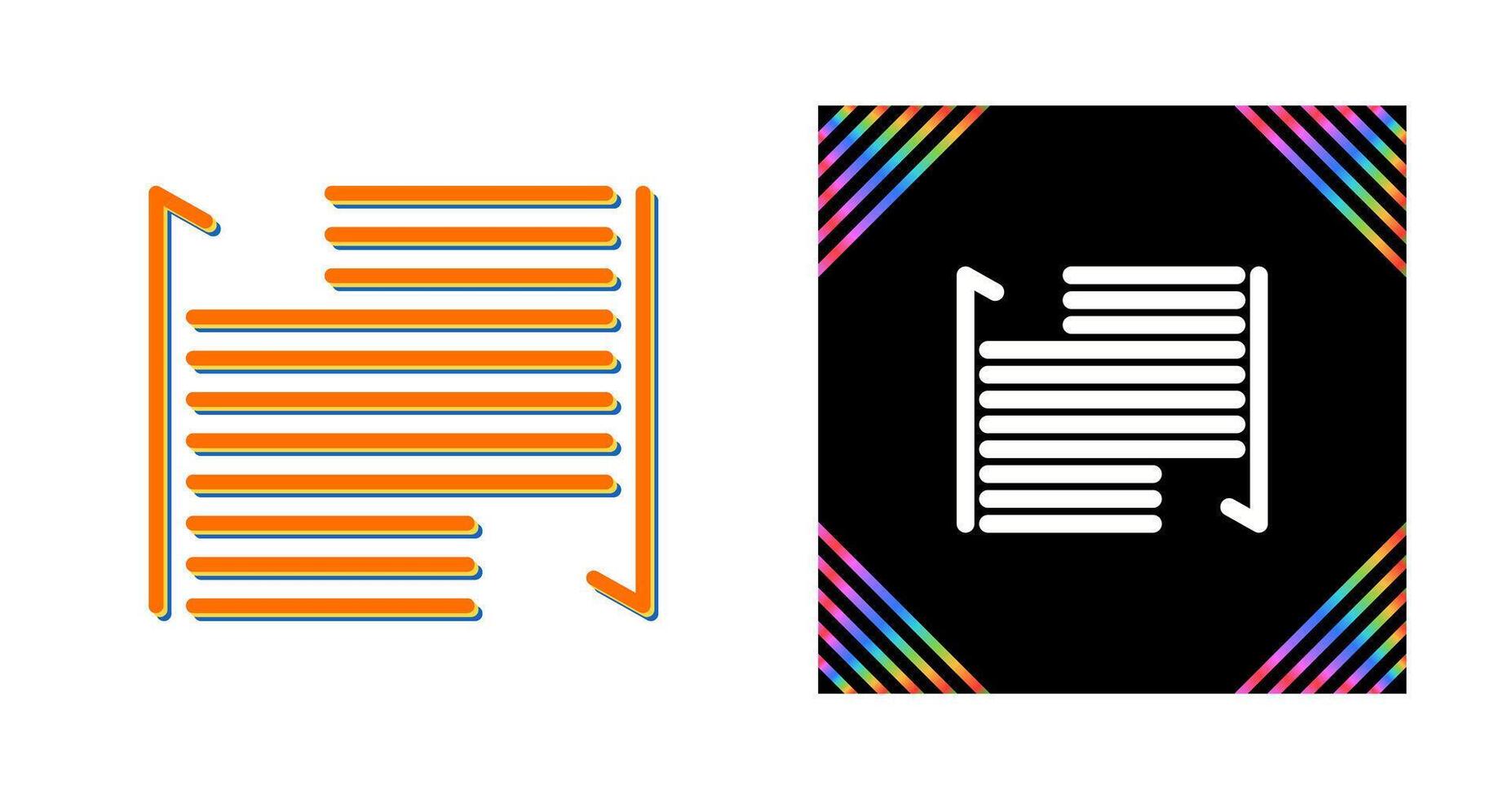 Indent Vector Icon