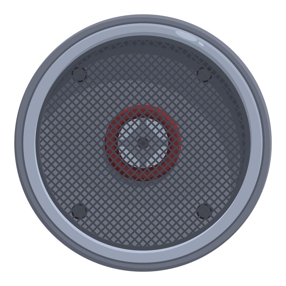 Tones woofer icon cartoon vector. Auto cd audio vector