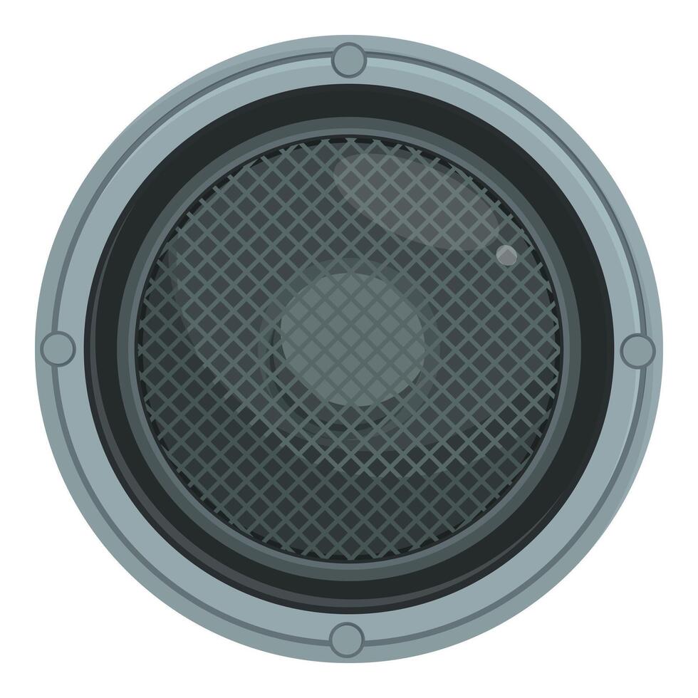 Tones acoustic car icon cartoon vector. Audio bass vector