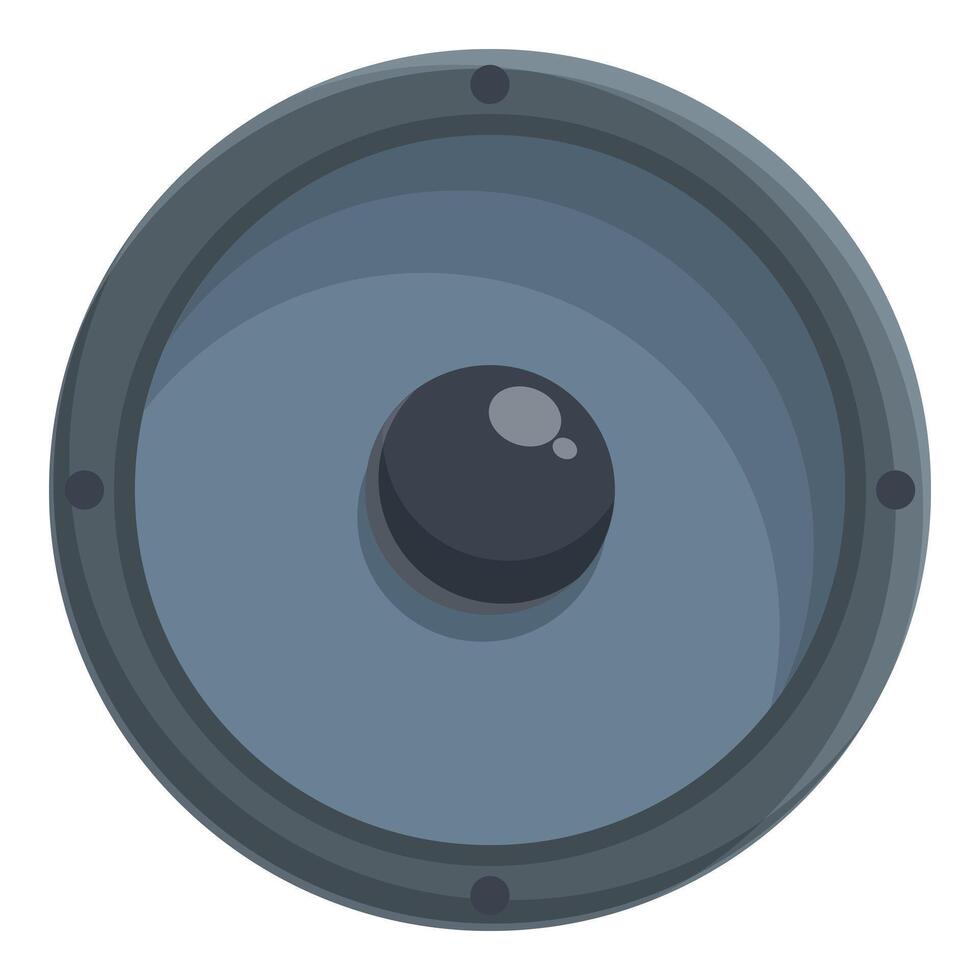 Studio speaker hi fi icon cartoon vector. Musical wave vector