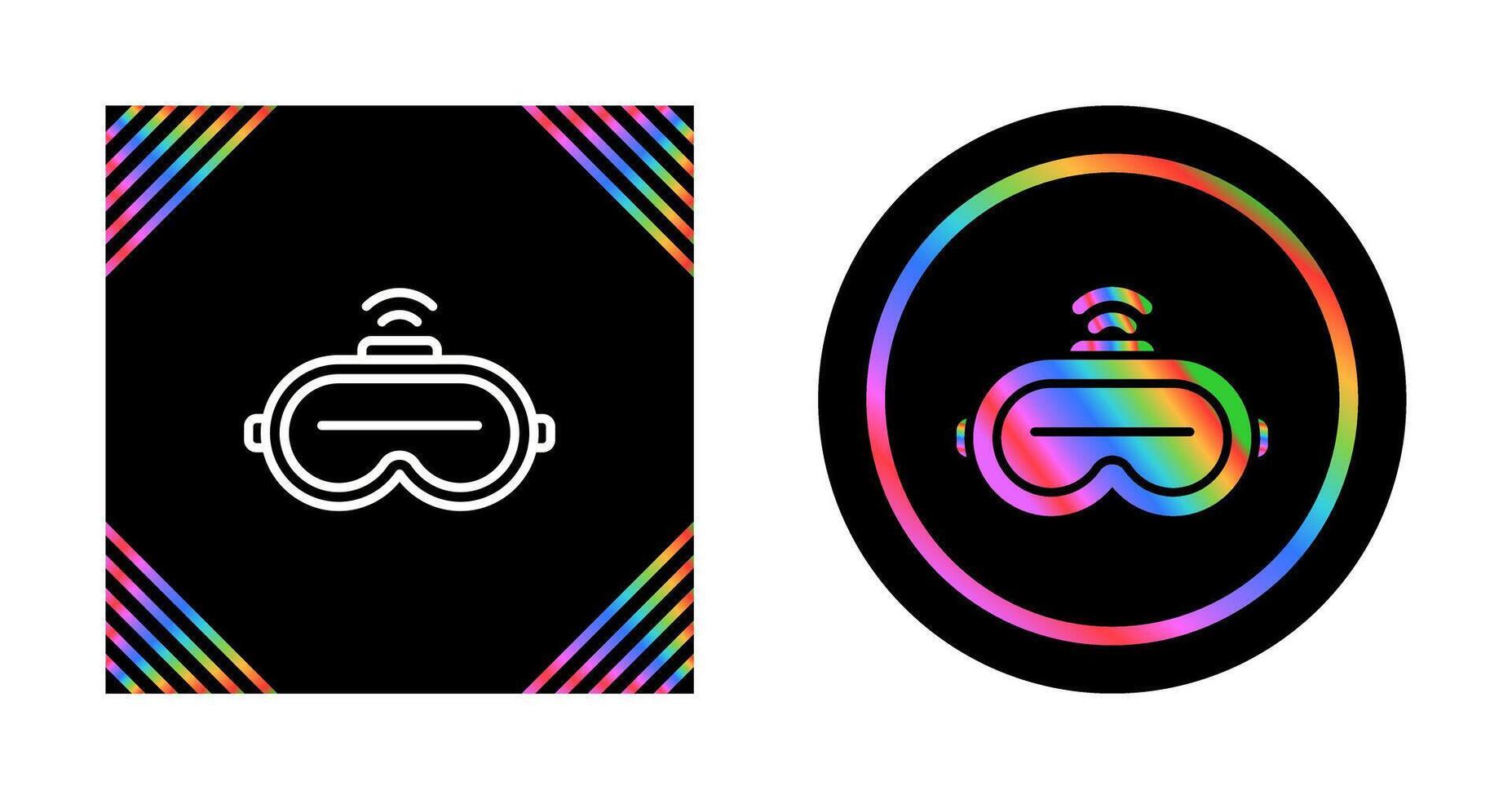 Augmented Reality Headset Vector Icon