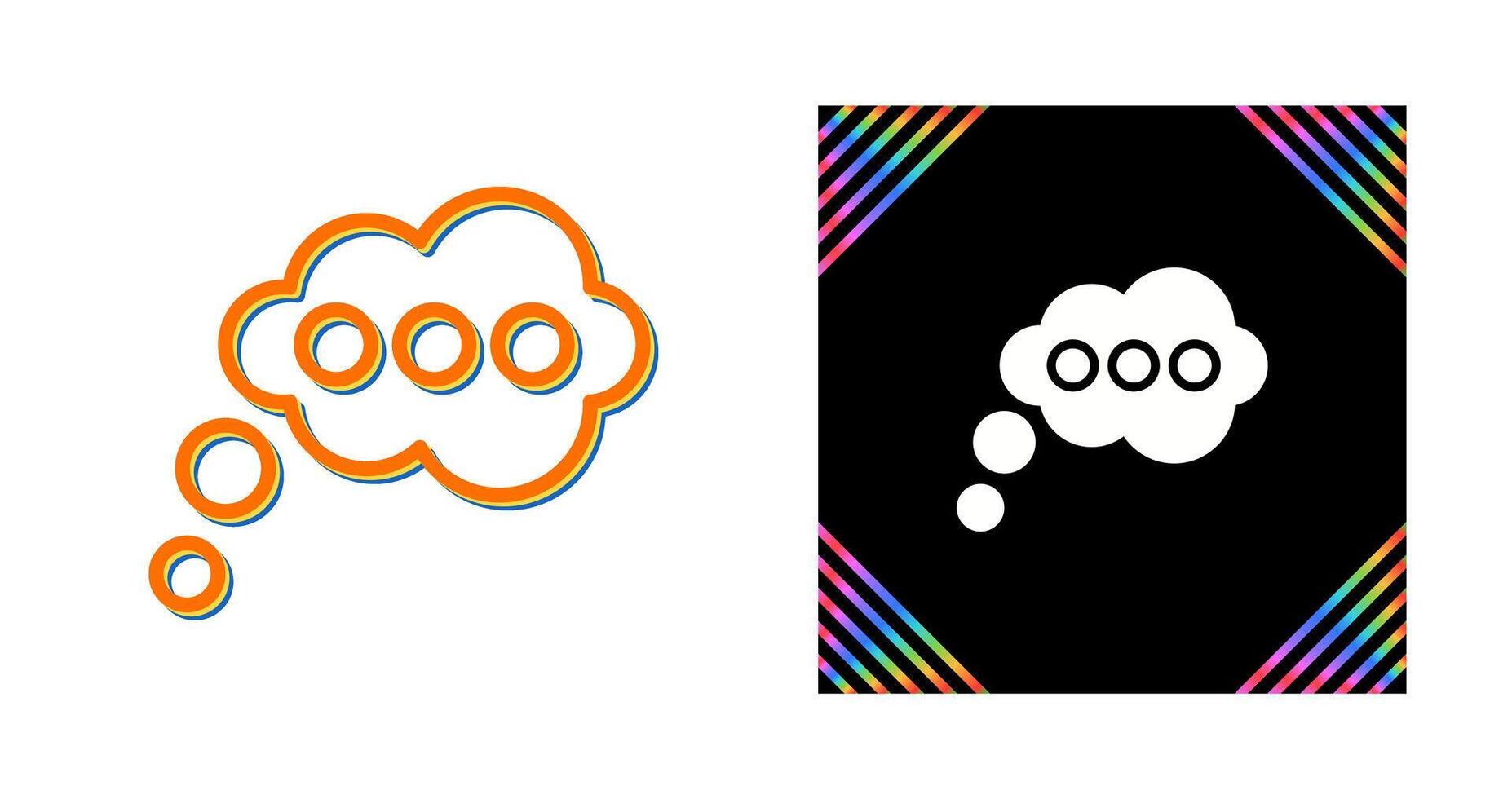 Thinking Vector Icon