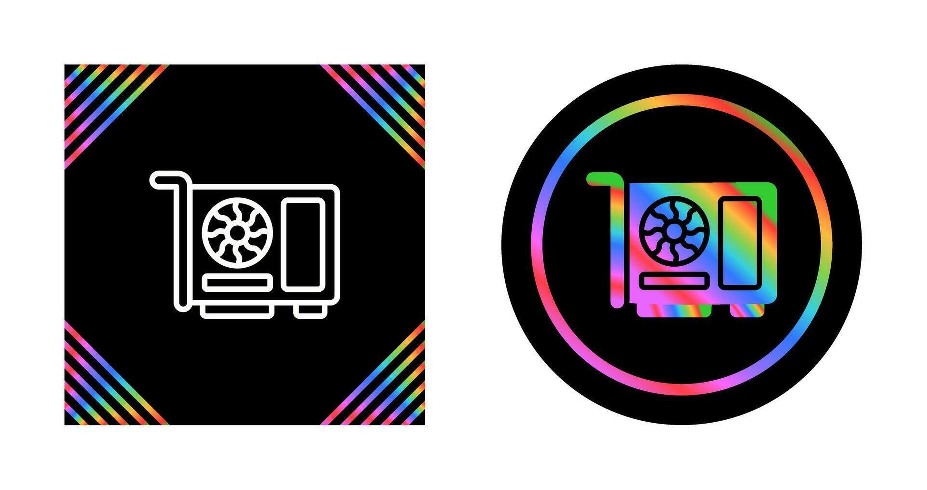 Graphic Card Vector Icon