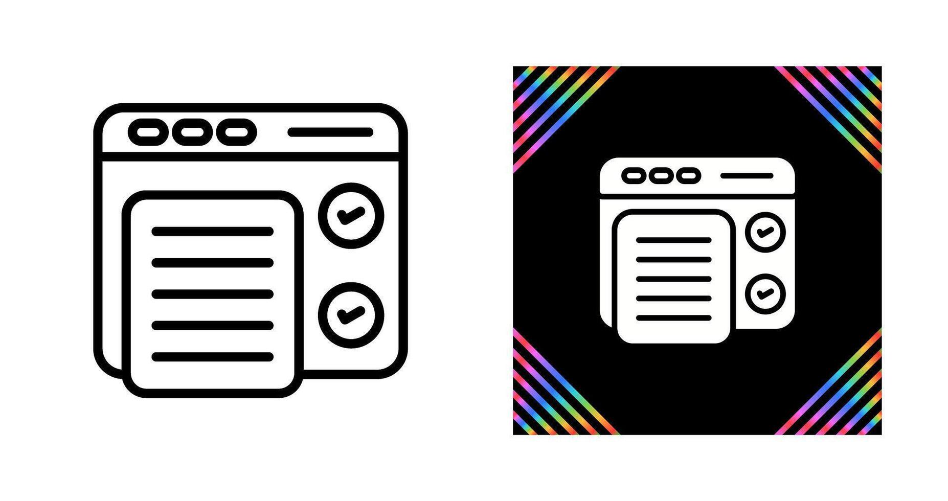 Concept Testing Vector Icon