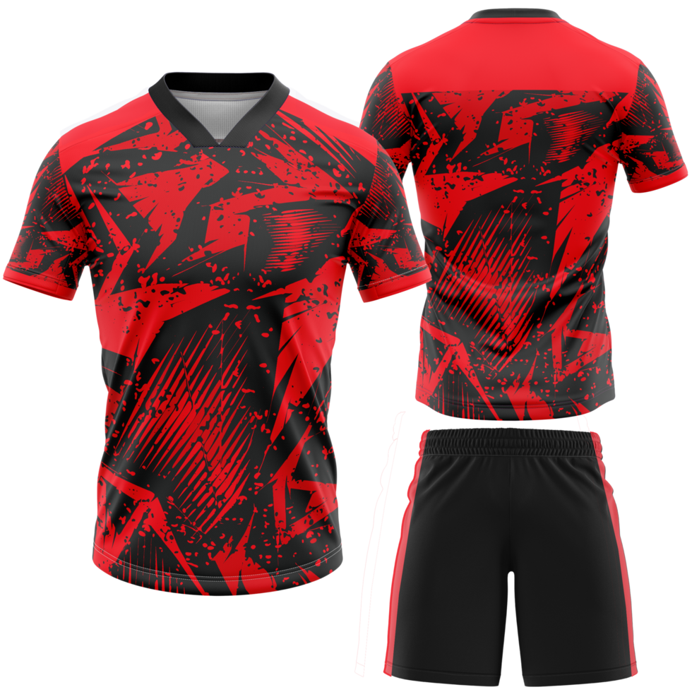 Jersey front and back view png