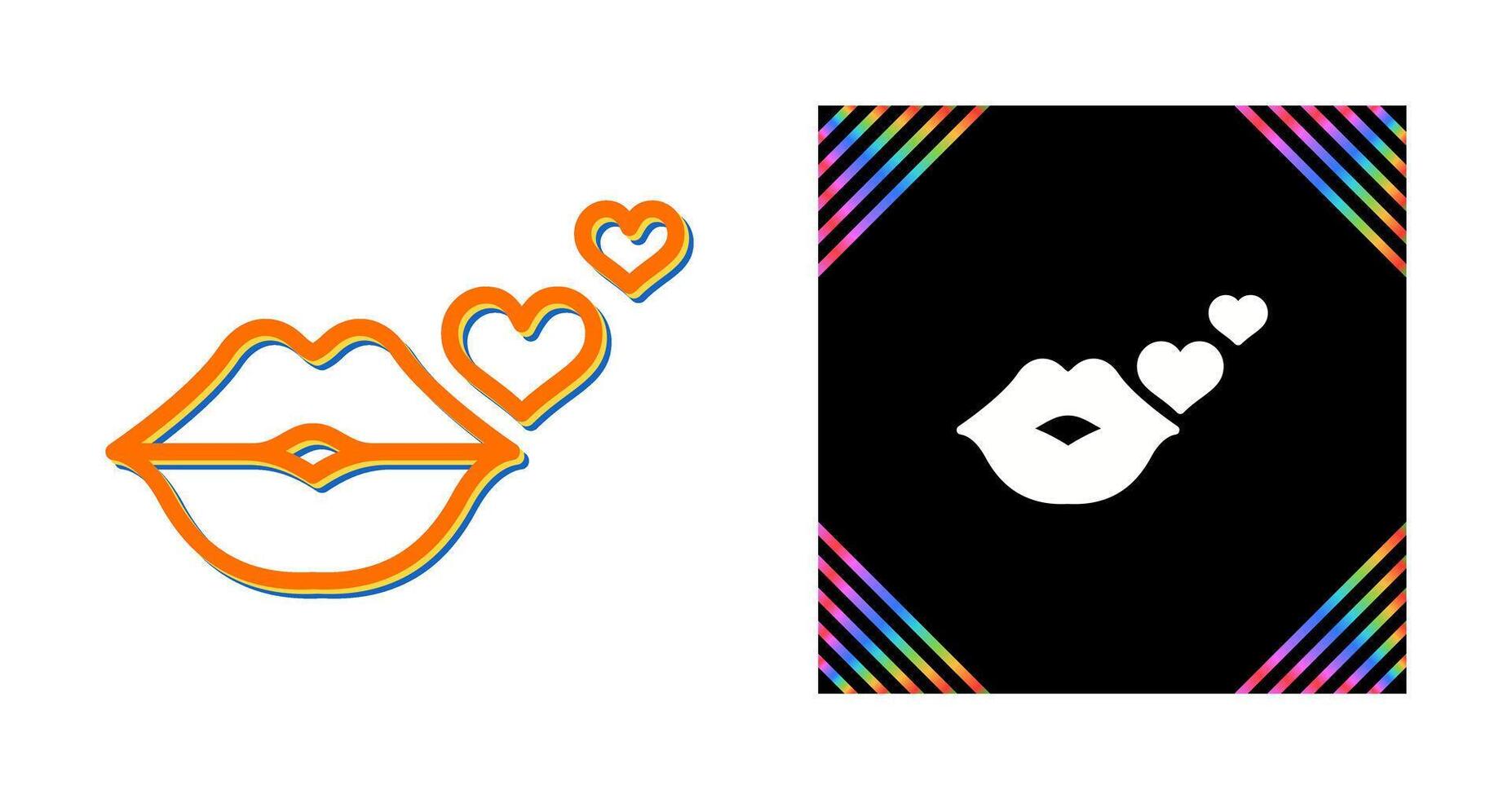 Kiss Vector Icon