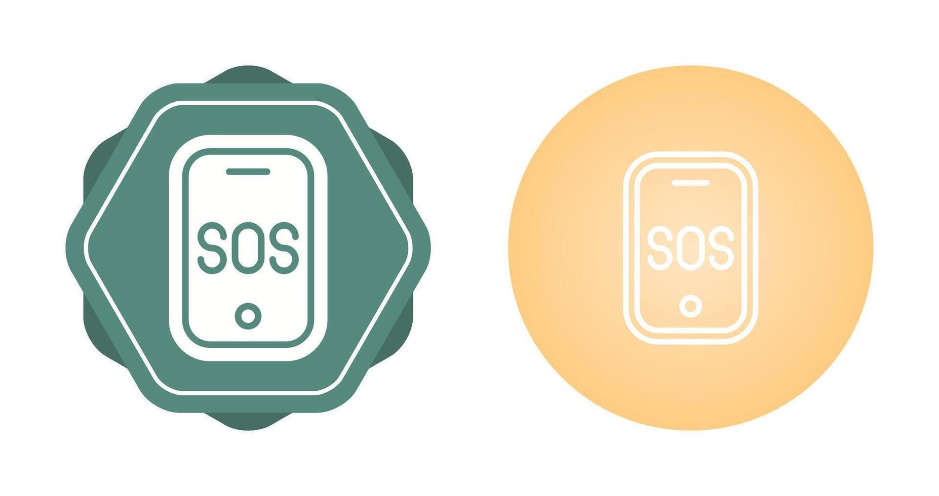 Emergency phone Vector Icon