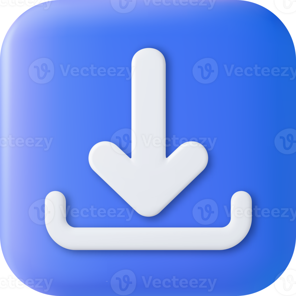 3d download icon png