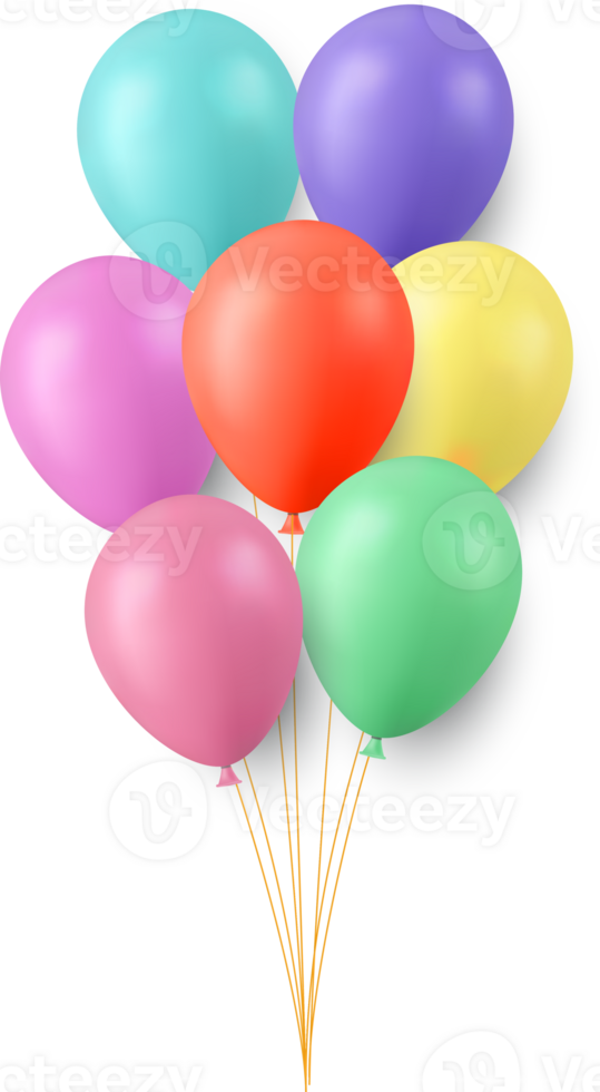 color balloons icon png