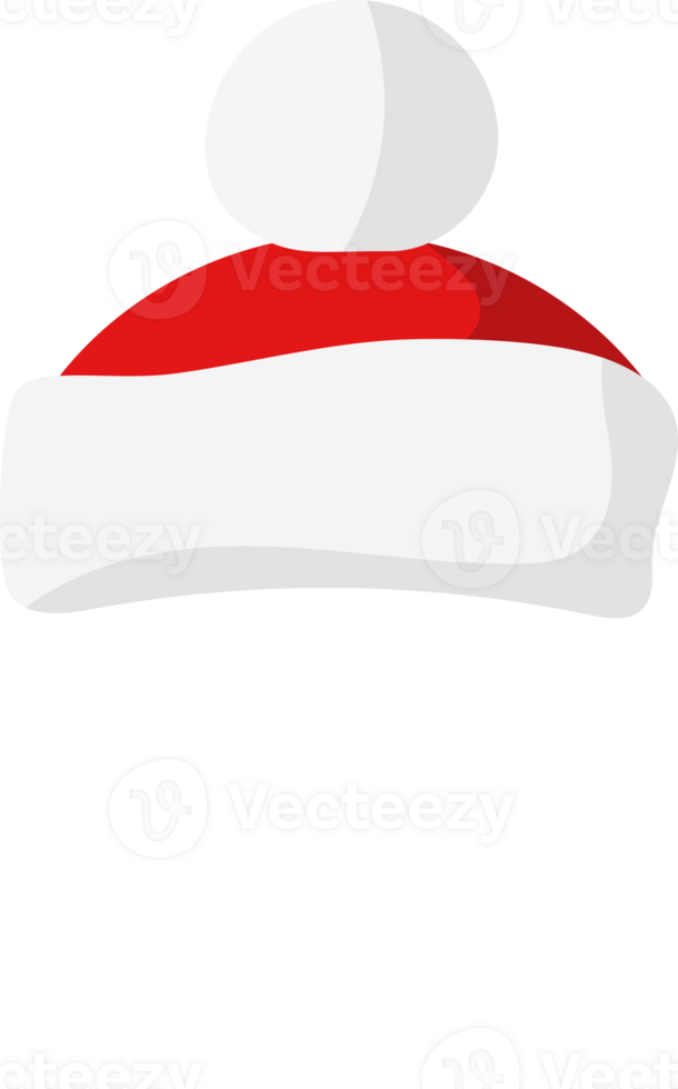 Papa Noel sombreros, Bigote y barbas png