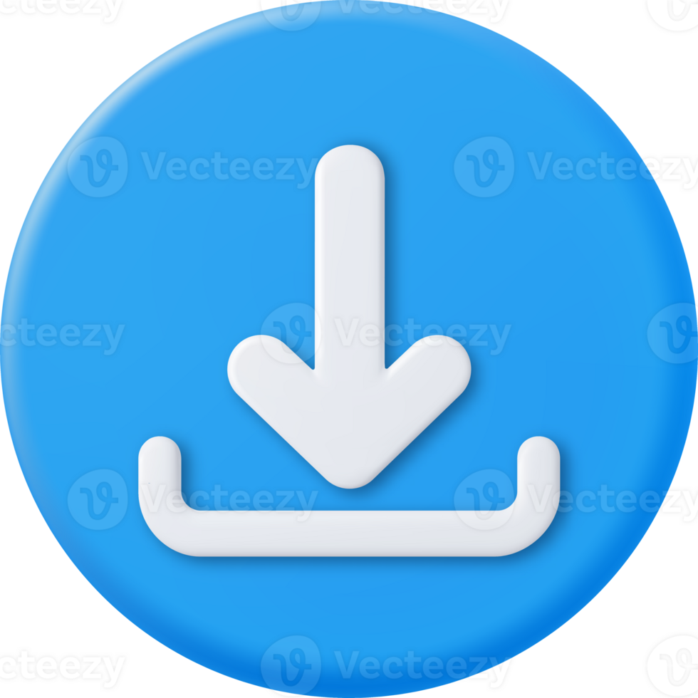 3d download icon png
