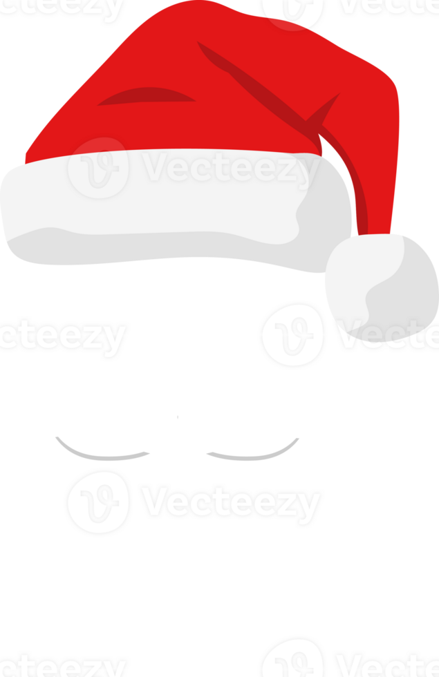 Santa hats, moustache and beards. png