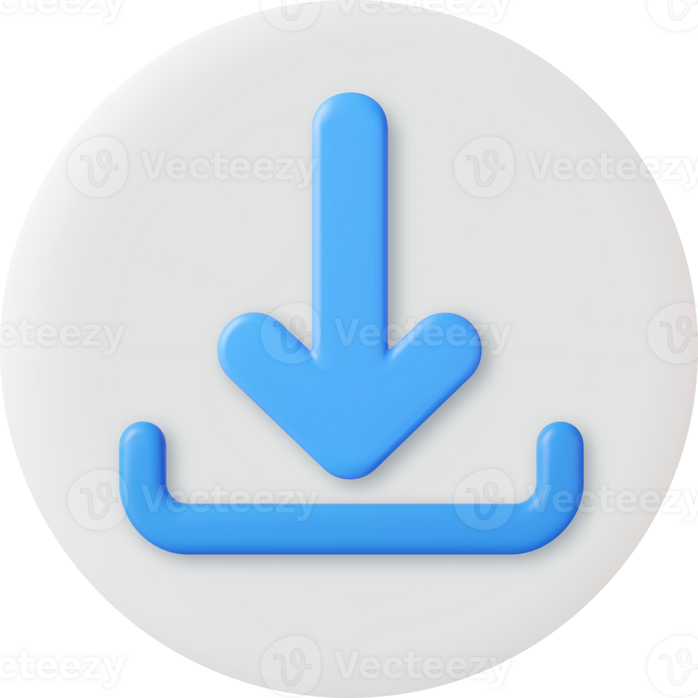 3d download icon png