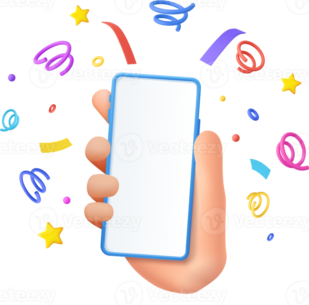 3d Mobile smart phone png