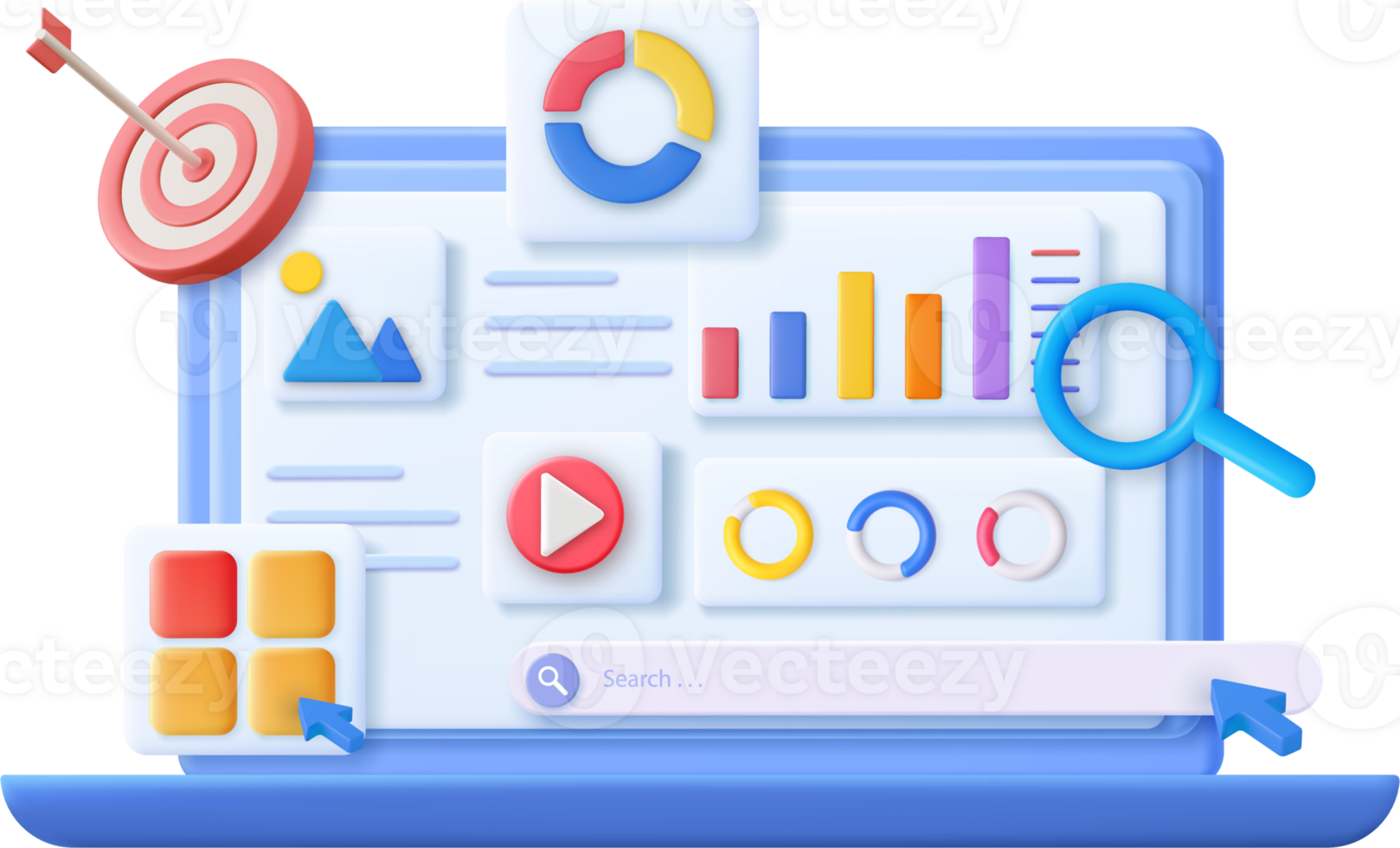 3D SEO Optimization, png