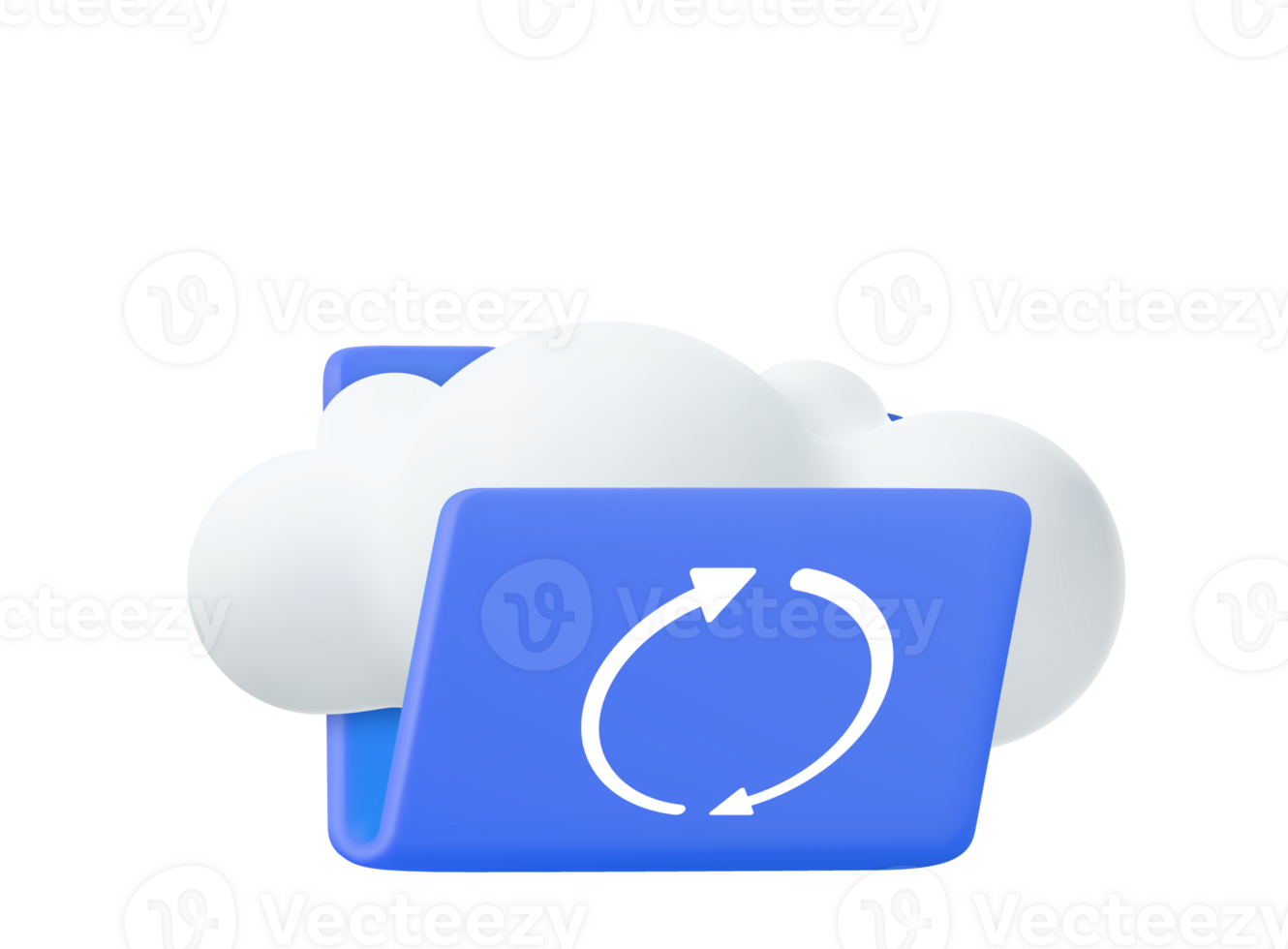 3d Cloud storage icon. png