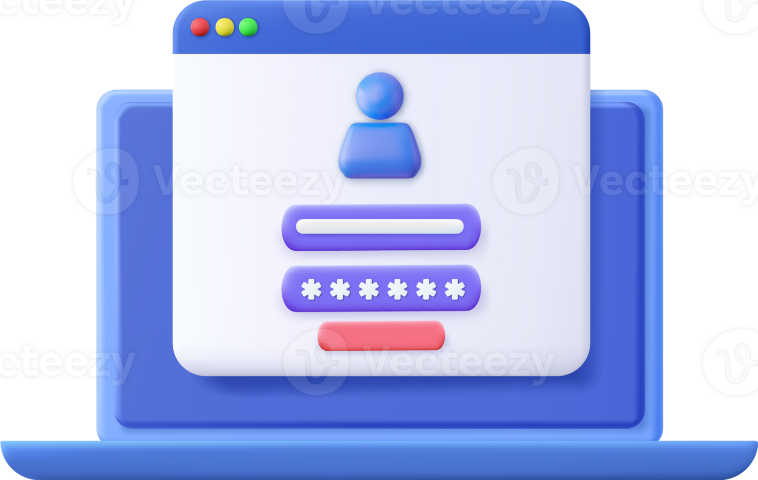 Computer and account login and password png