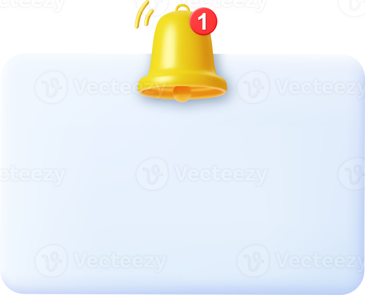 Notification 3D icon. png