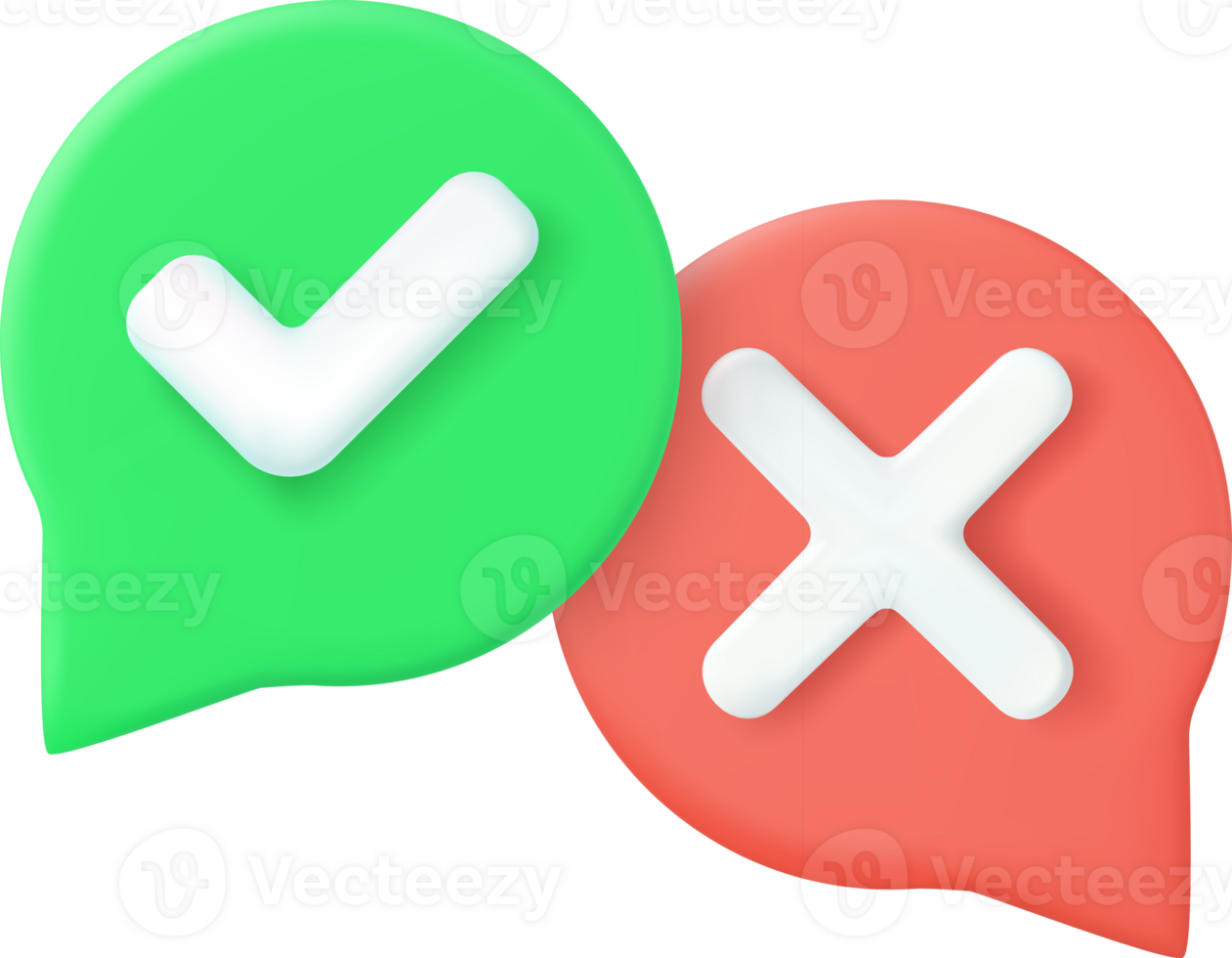 tick check mark and cross mark symbols png