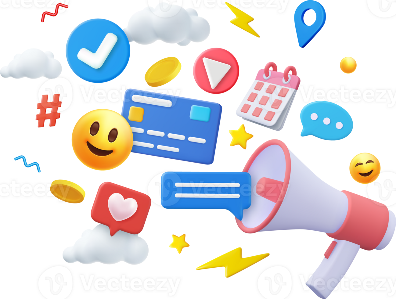 3d digitale marketing png