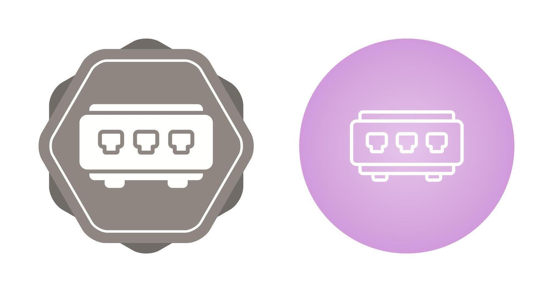 Network Switch Vector Icon