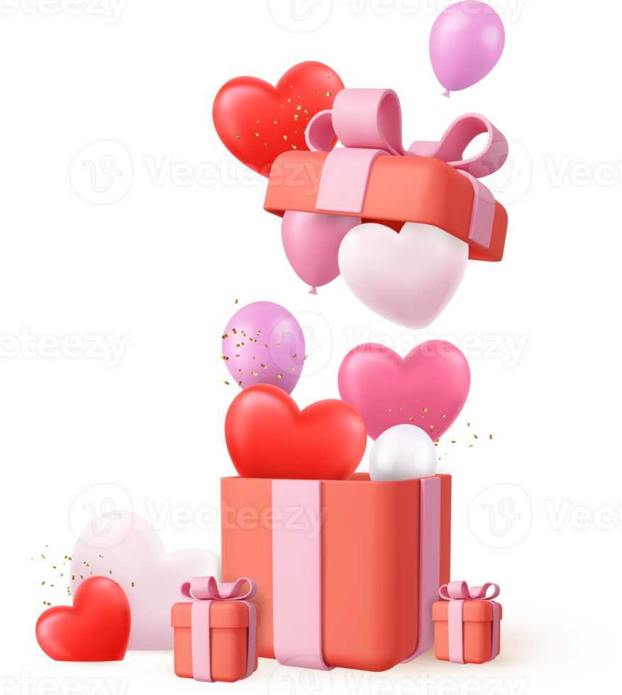 3d Valentine's day design. png