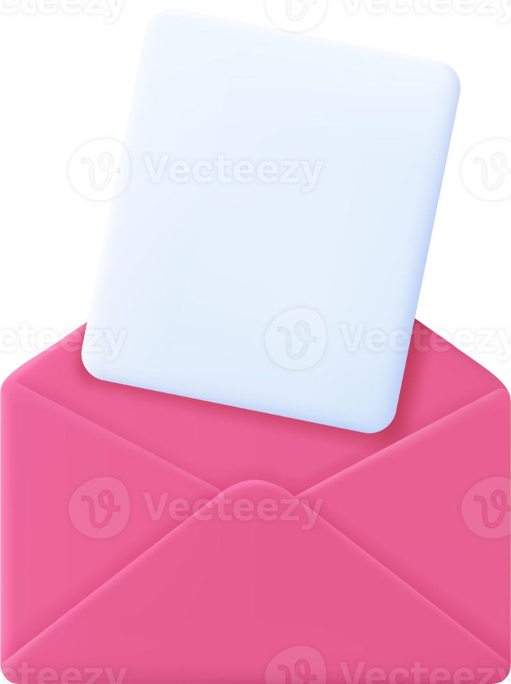 Envelope with paper documents icon. png