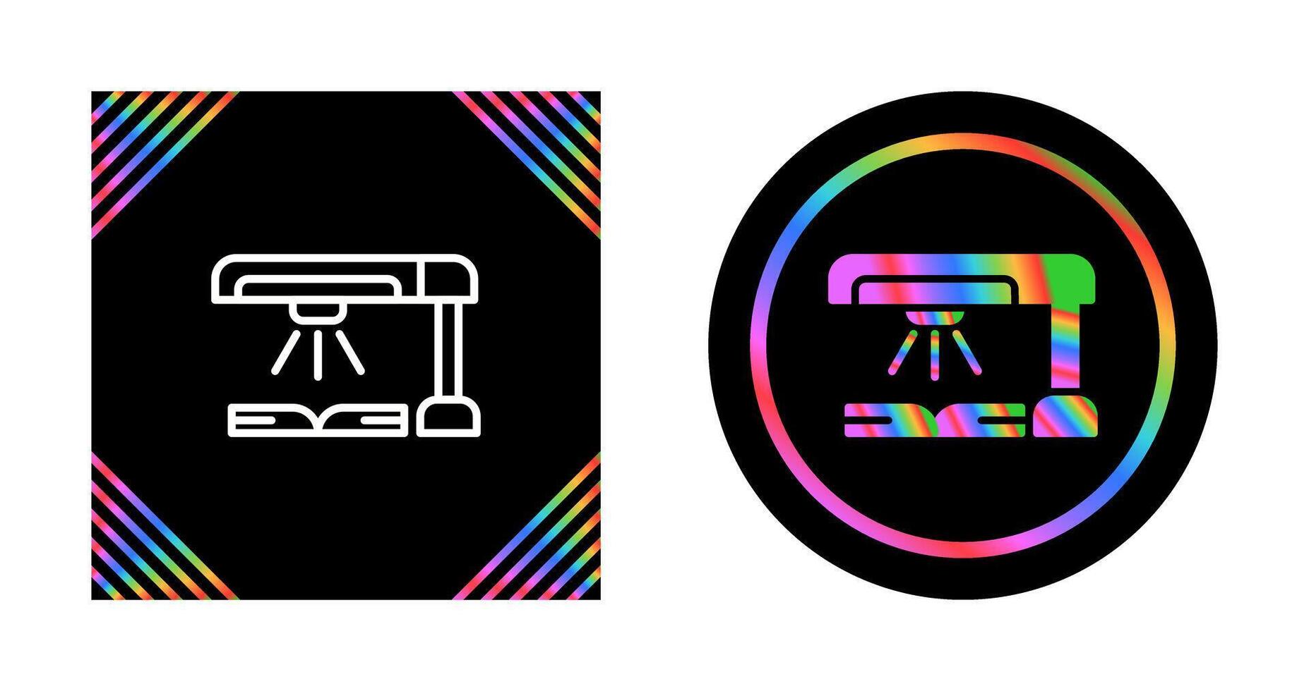 Book Scanner Vector Icon